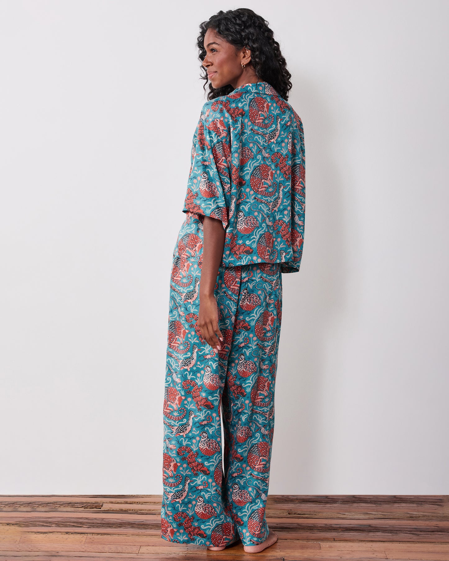 Canyon Critters - Eco Satin Wildest Dreams Set - Teal