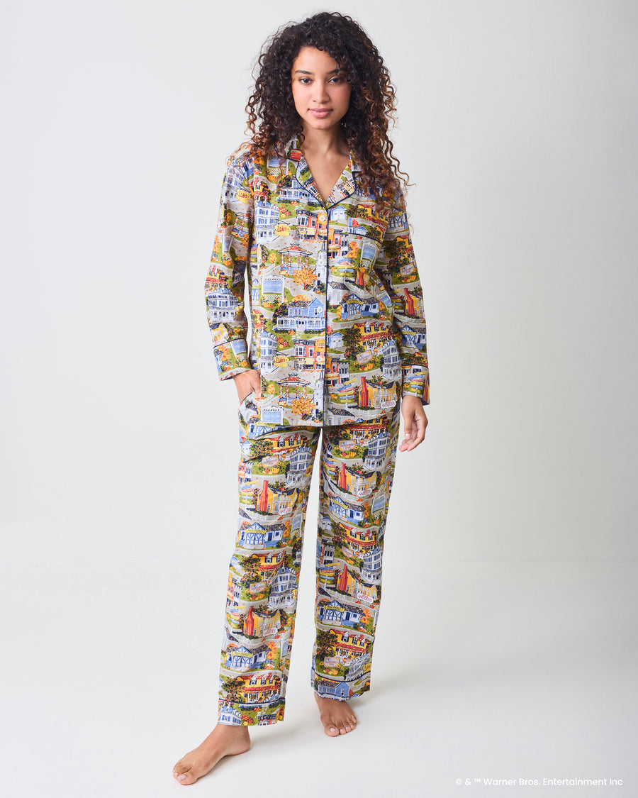 Stars Hollow - Petite Long PJ Set - Harvest Festival