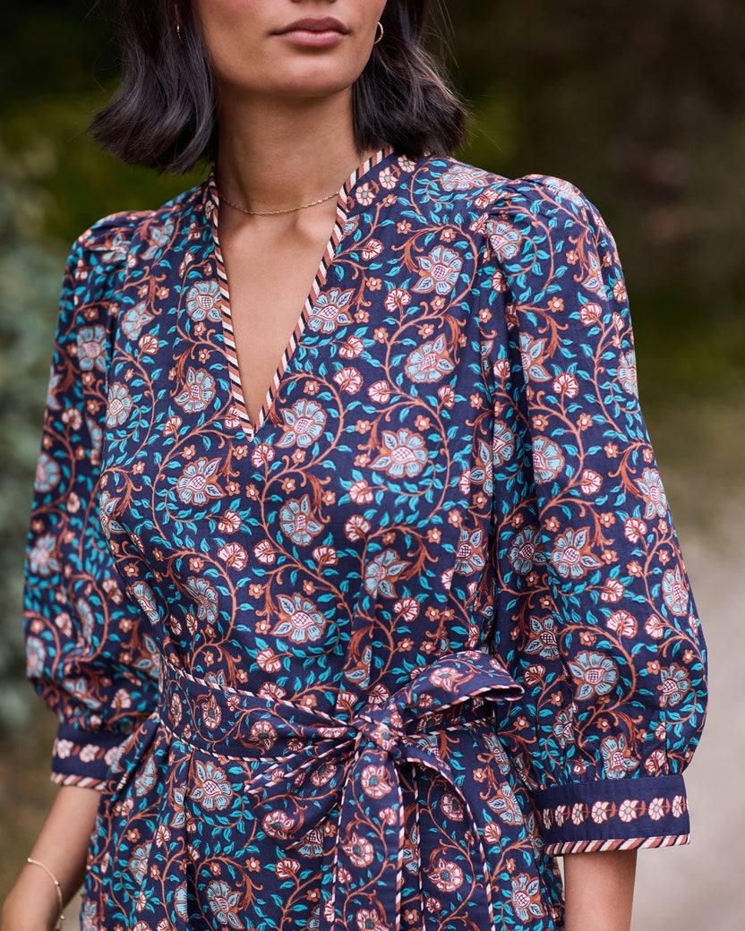 Valley Garden - Romy Dress - Midnight Sky
