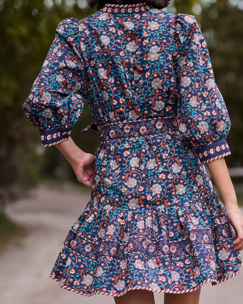 Valley Garden - Romy Dress - Midnight Sky