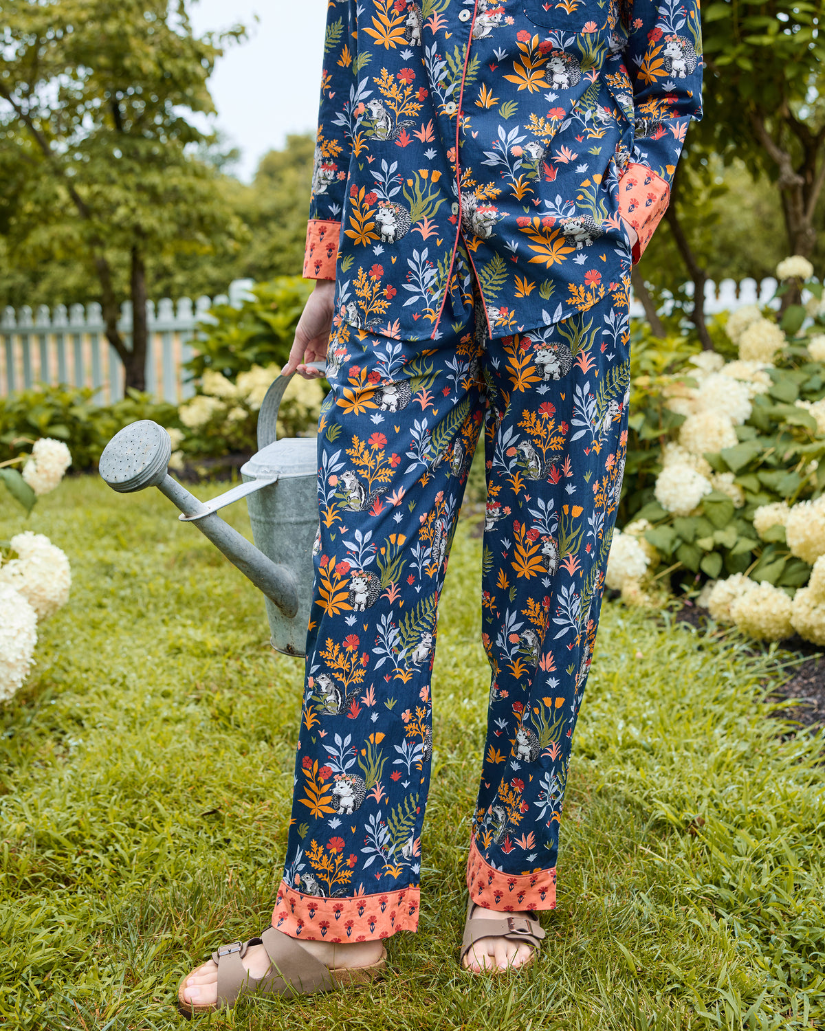 Woodland Critters - Long PJ Set - Indigo