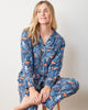 Fox & Folklore - Flannel Long PJ Set - Indigo - Printfresh