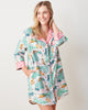 Frisky Firs - Flannel Sleep Shirt - Sweet Cream - Printfresh