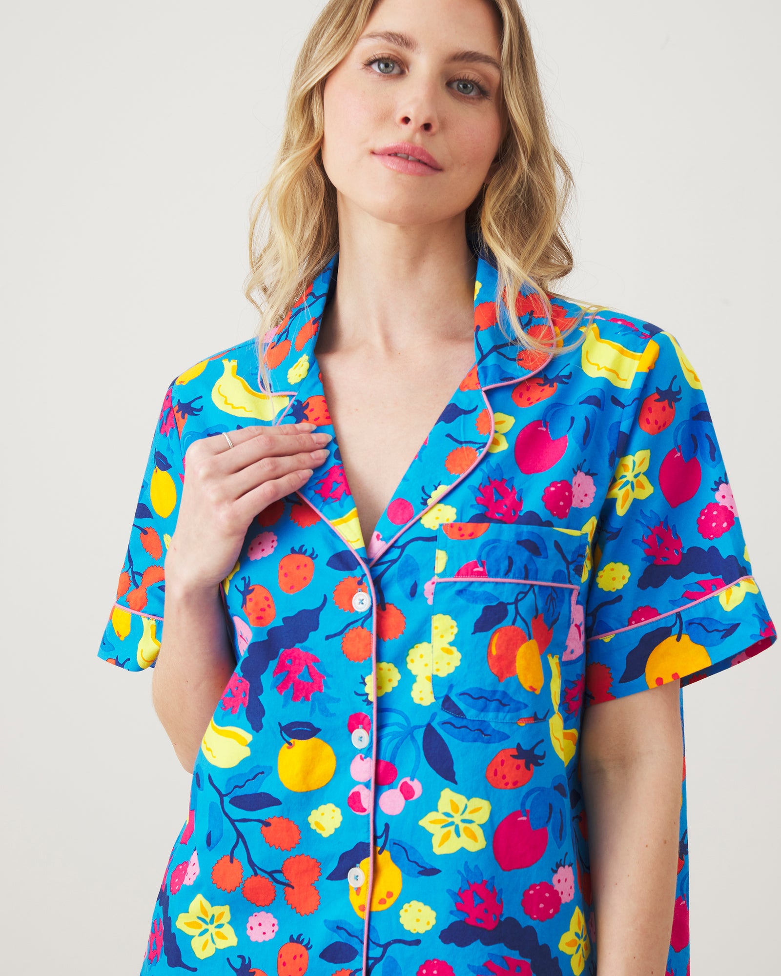 Smoothie Time - Short PJ Set - Tropical Blue - Printfresh