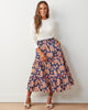 Gingerbread Party - Sutton Skirt - Classic Navy - Printfresh