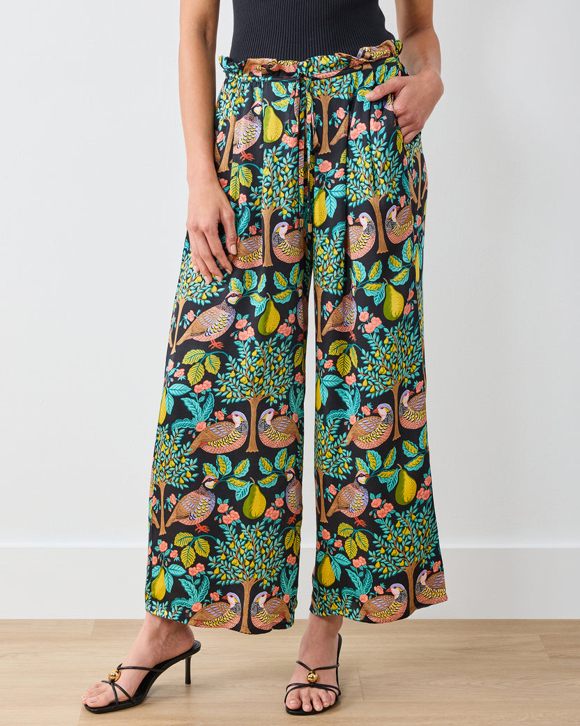 Partridge In A Pear Tree - Rowan Pant - Ink - Printfresh