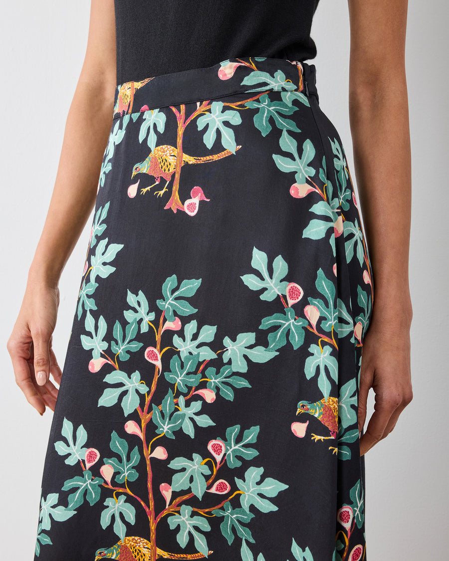 Pheasant & Figs - Quinn Skirt - Ink - Printfresh