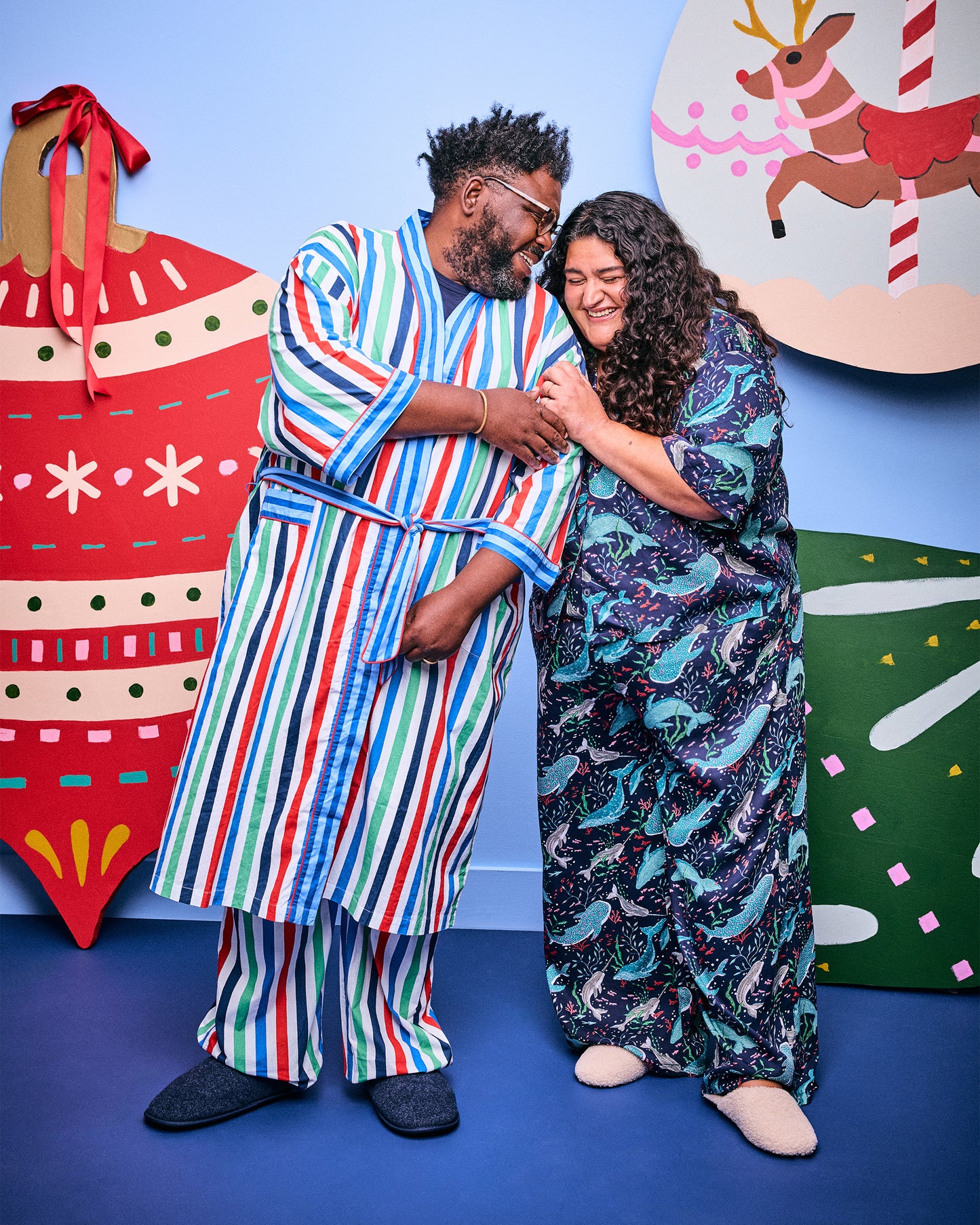 Gift Wrapping - Lounge Robe - Nautical Stripe - Printfresh