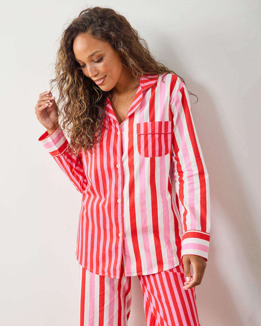 Gift Wrapping - Tall Long PJ Set - Peppermint Swirl - Printfresh