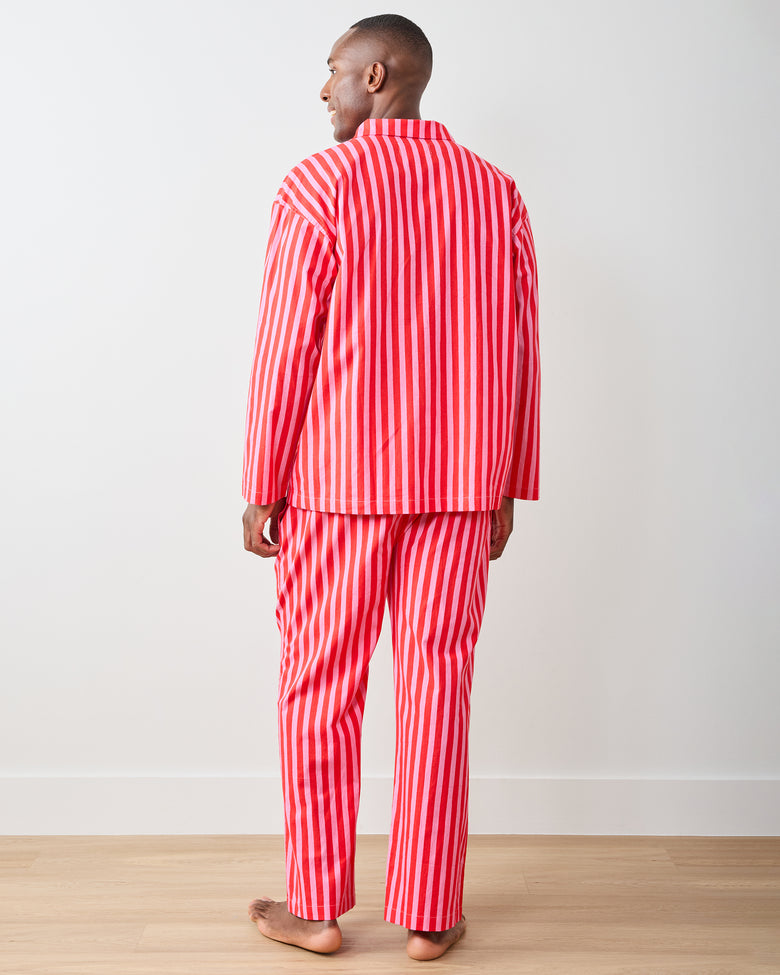 Gift Wrapping - Men's Long PJ Set - Peppermint Swirl - Printfresh