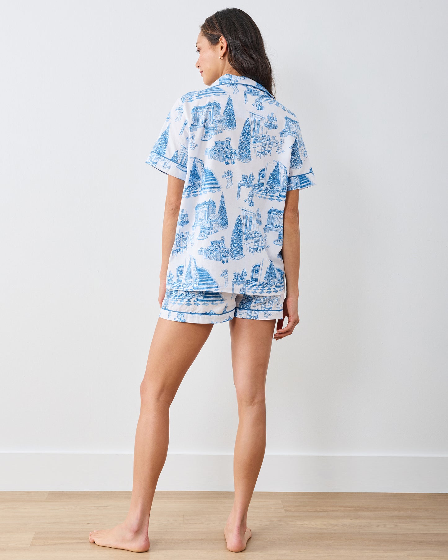 Hollywood Holiday - Short PJ Set - Snow Cloud - Printfresh