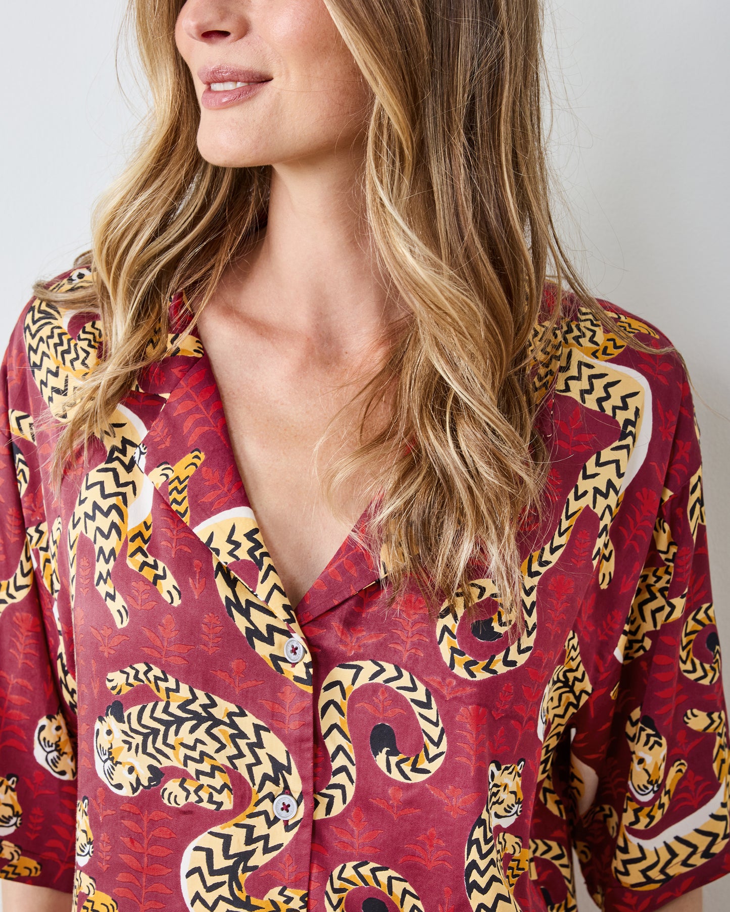 Twisted Tiger - Eco Satin Wildest Dreams Set - Merlot - Printfresh