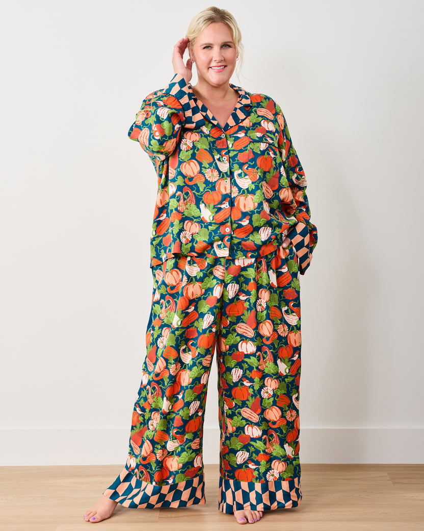 Pumpkin Patch - Eco Satin Soho Set - Midnight Harvest - Printfresh