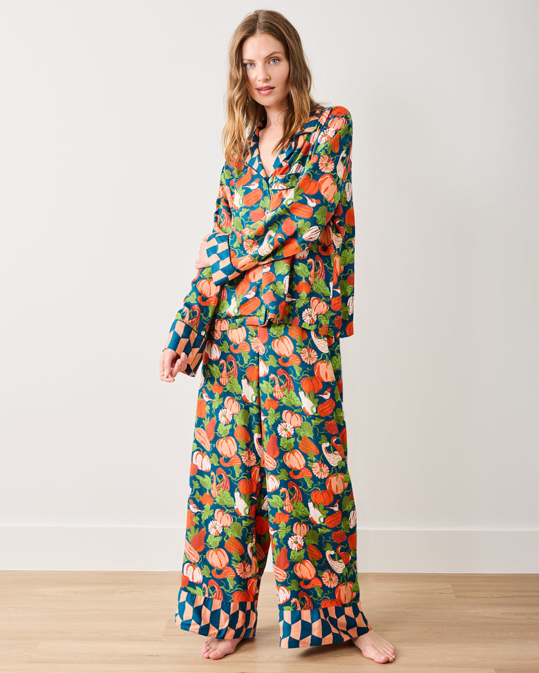 Pumpkin Patch - Eco Satin Soho Set - Midnight Harvest - Printfresh