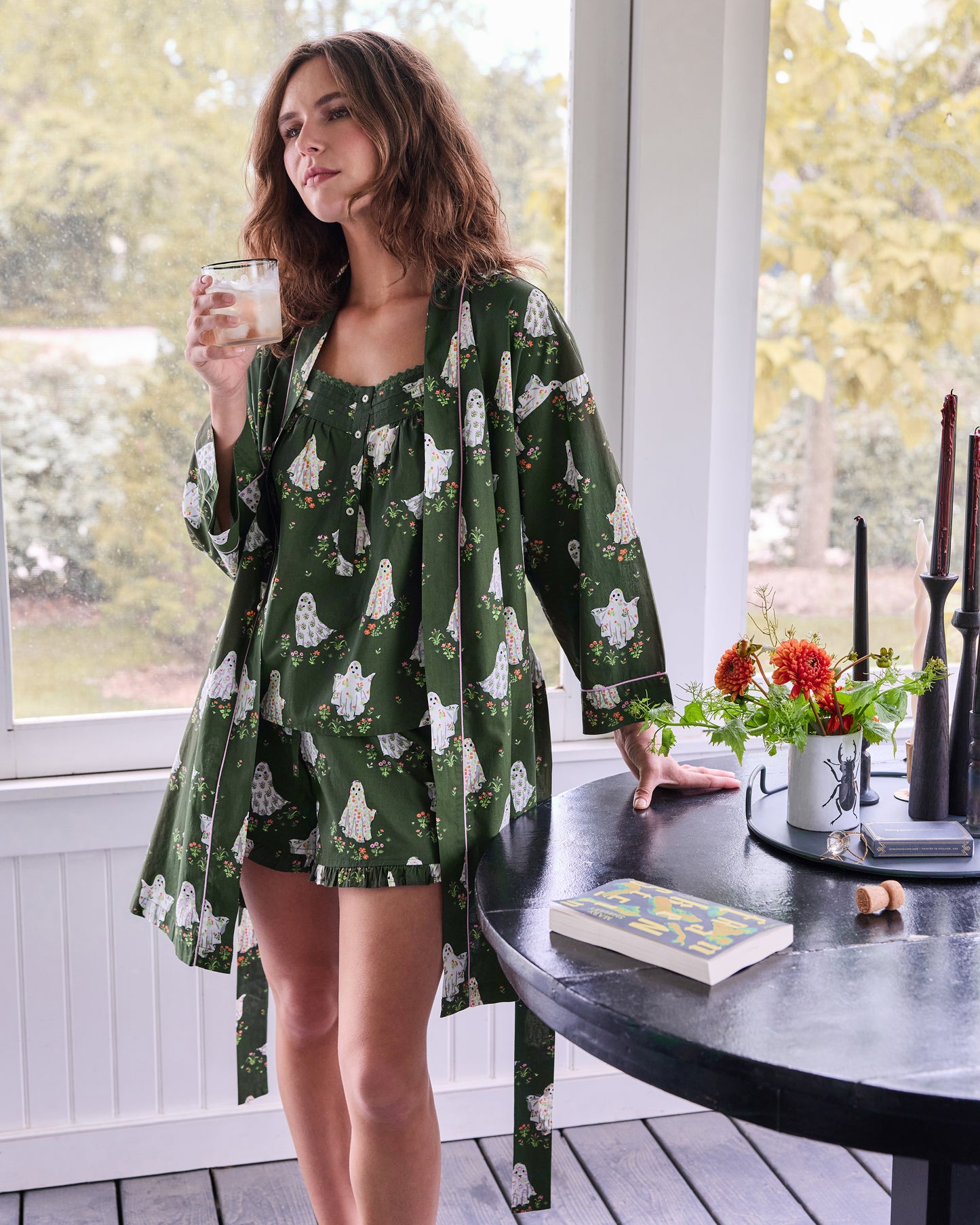 Gardening Ghosts - Back to Bed Short Set - Overgrown Moss
