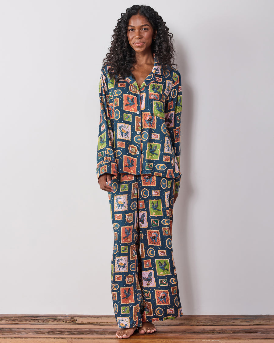 Midnight Gallery - Tall Eco Satin Soho Set - Night Sky