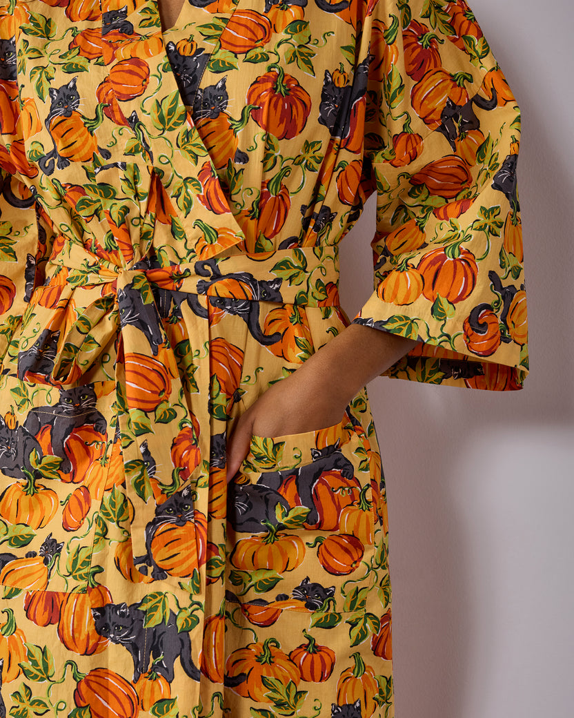 Pumpkin Prowl - Long Robe - Salted Caramel