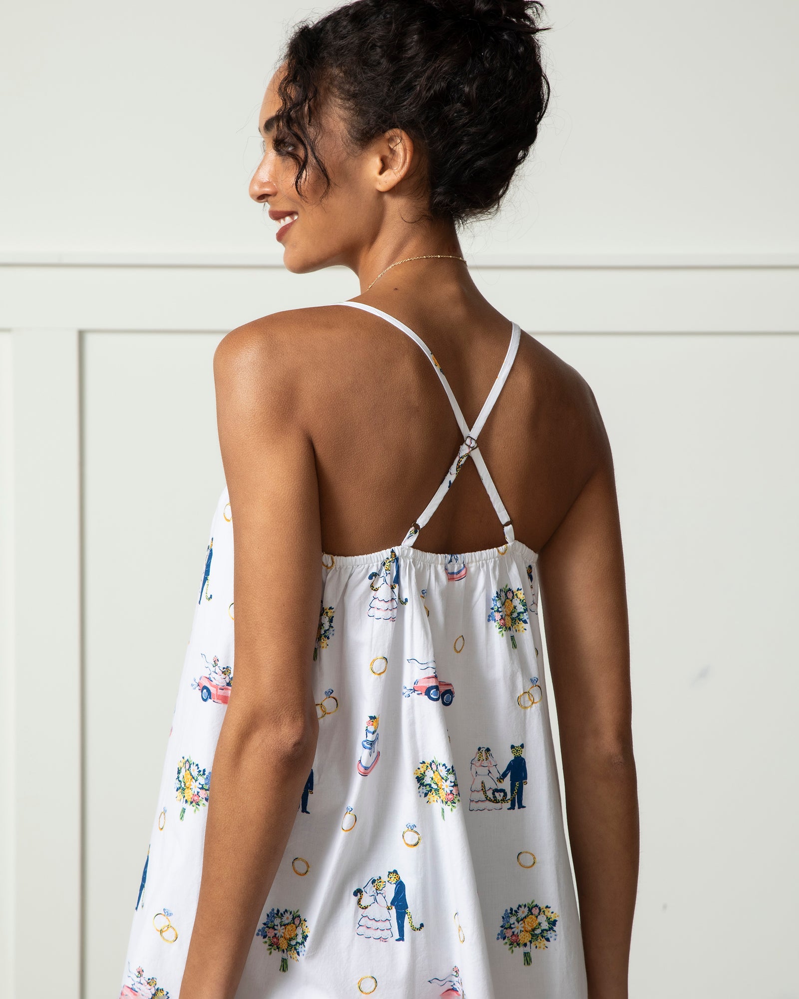 Happily Ever After - Cami Nightgown - Cloud - Printfresh