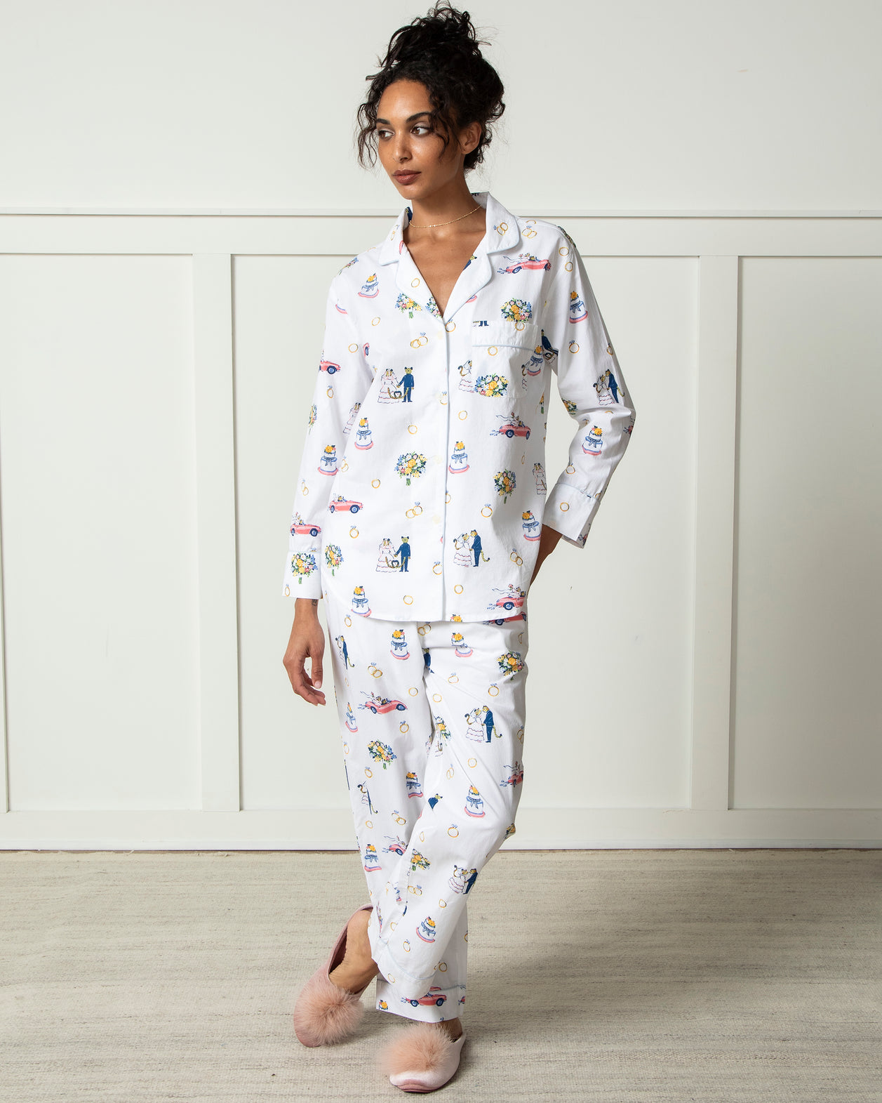 Happily Ever After - Long PJ Set - Cloud - Printfresh