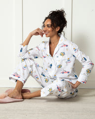 Happily Ever After - Petite Long PJ Set - Cloud - Printfresh