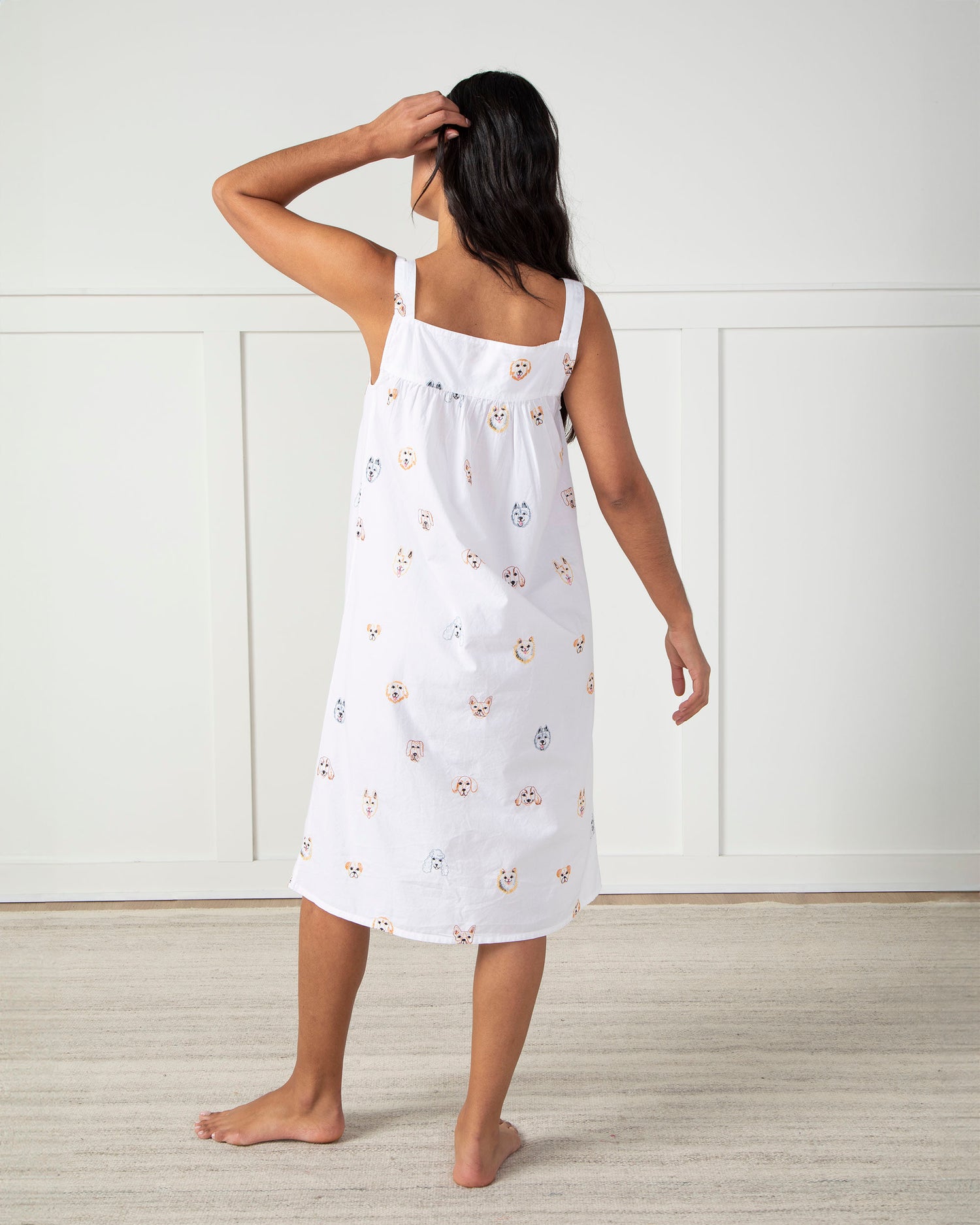 Happy Hounds - Back to Bed Nightgown - Cloud - Printfresh