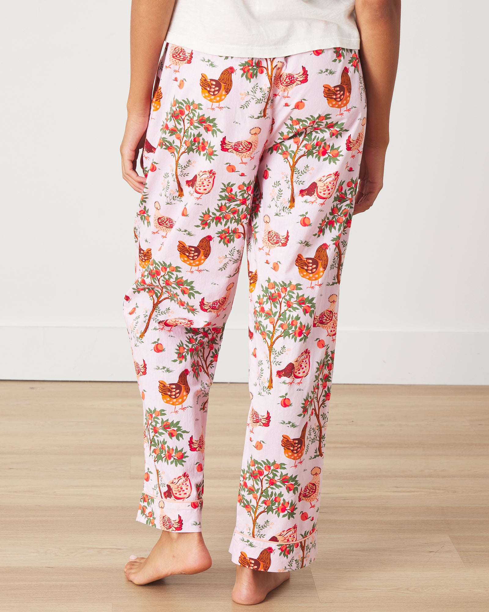 Hen House - PJ Pants - Ballet Pink - Printfresh