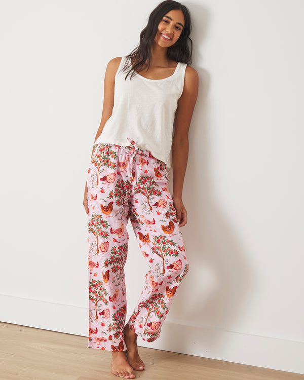 Hen House - PJ Pants - Ballet Pink - Printfresh