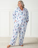 Hit the Slopes - Flannel Long Sleep Set - Icicle - Printfresh