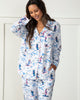 Hit the Slopes - Tall Flannel Long Sleep Set - Icicle - Printfresh