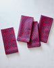 Greek Key - Dinner Napkins Set Of 4 - Grape Soda - Printfresh