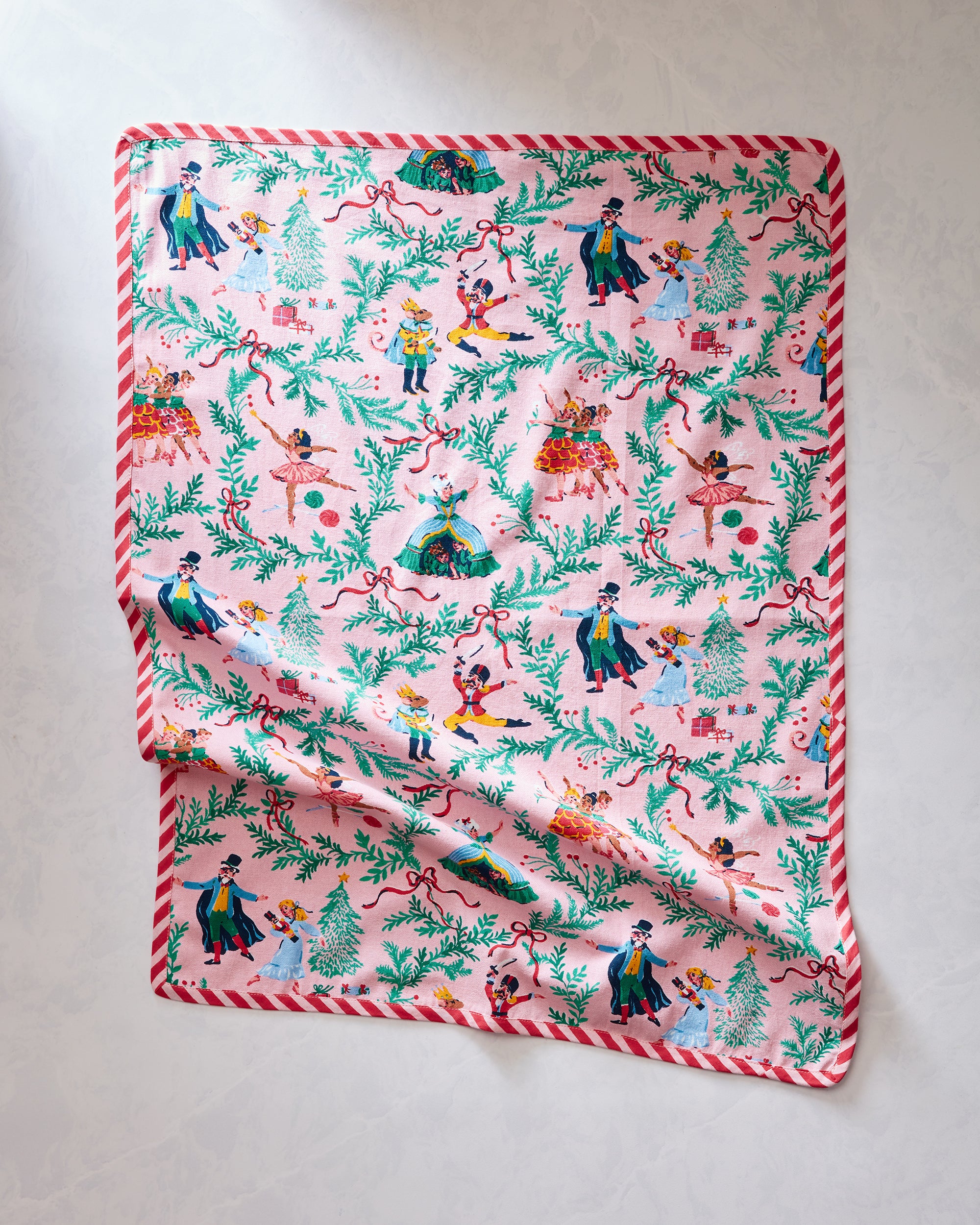 Nutcracker Dreams - Tea Towel - Ballet Pink - Printfresh