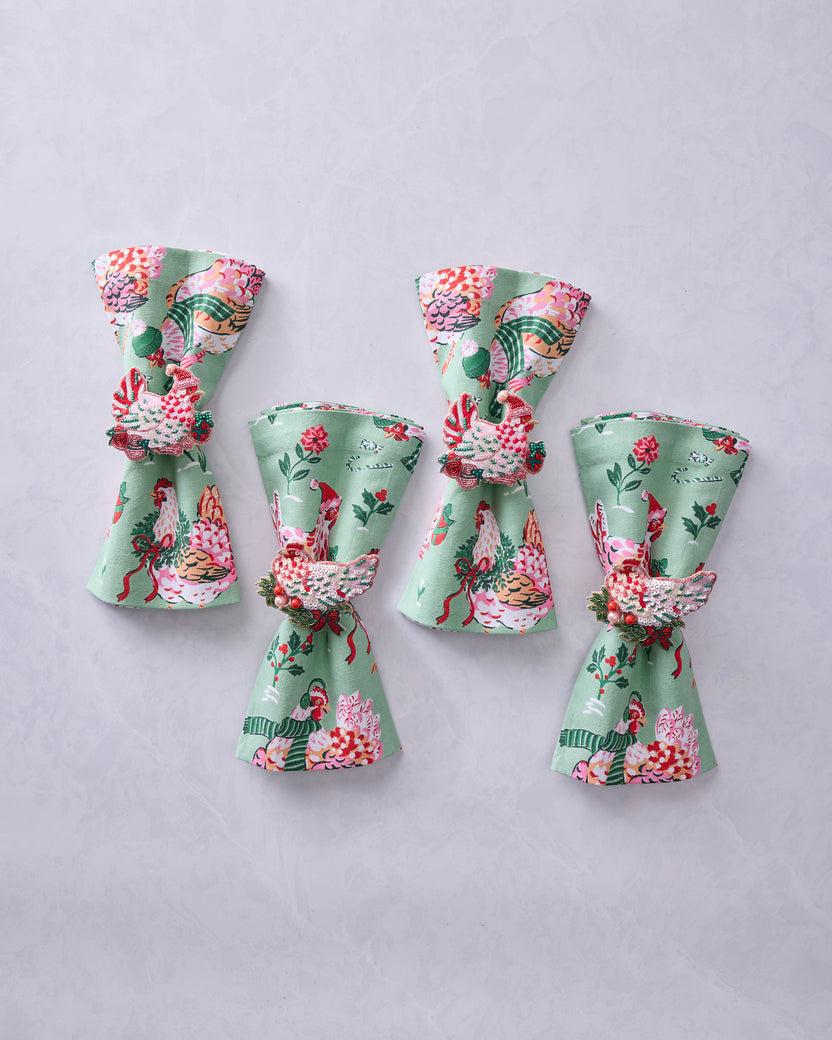 Holiday Hens - Tablescape Bundle - Sage - Printfresh