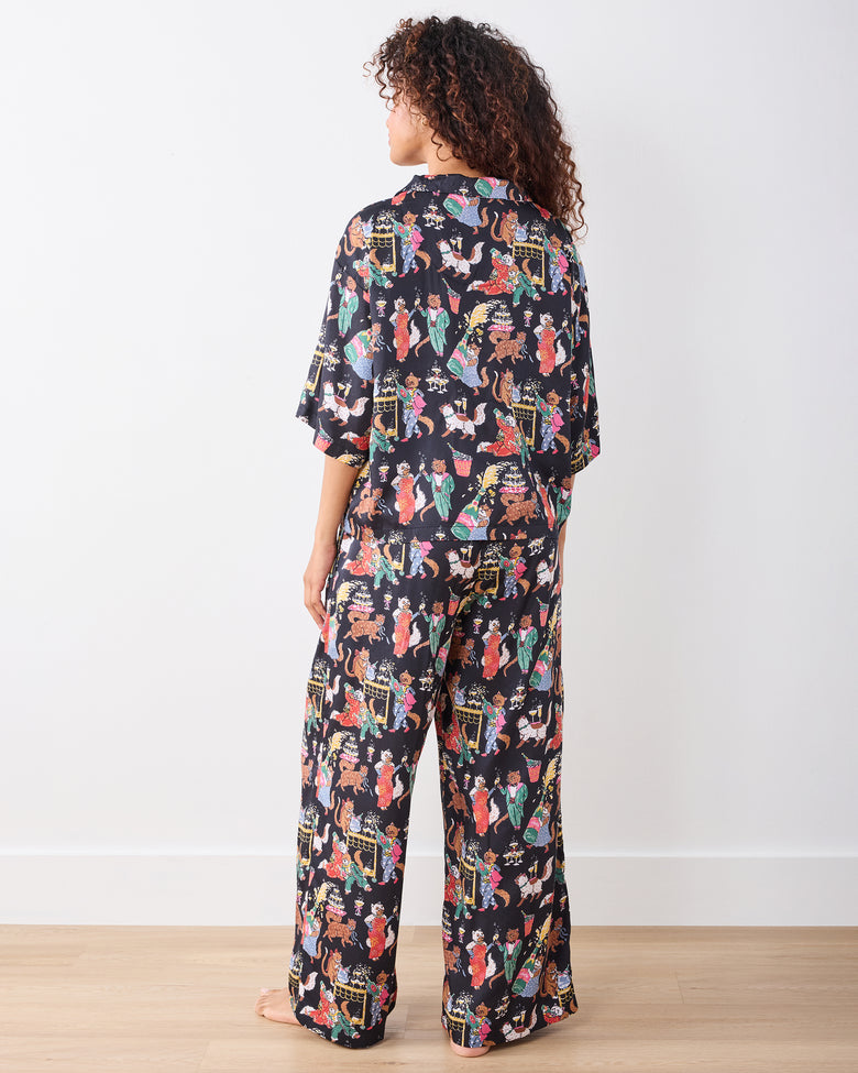 Swanky Cats - Eco Satin Wildest Dream Set - Tuxedo - Printfresh