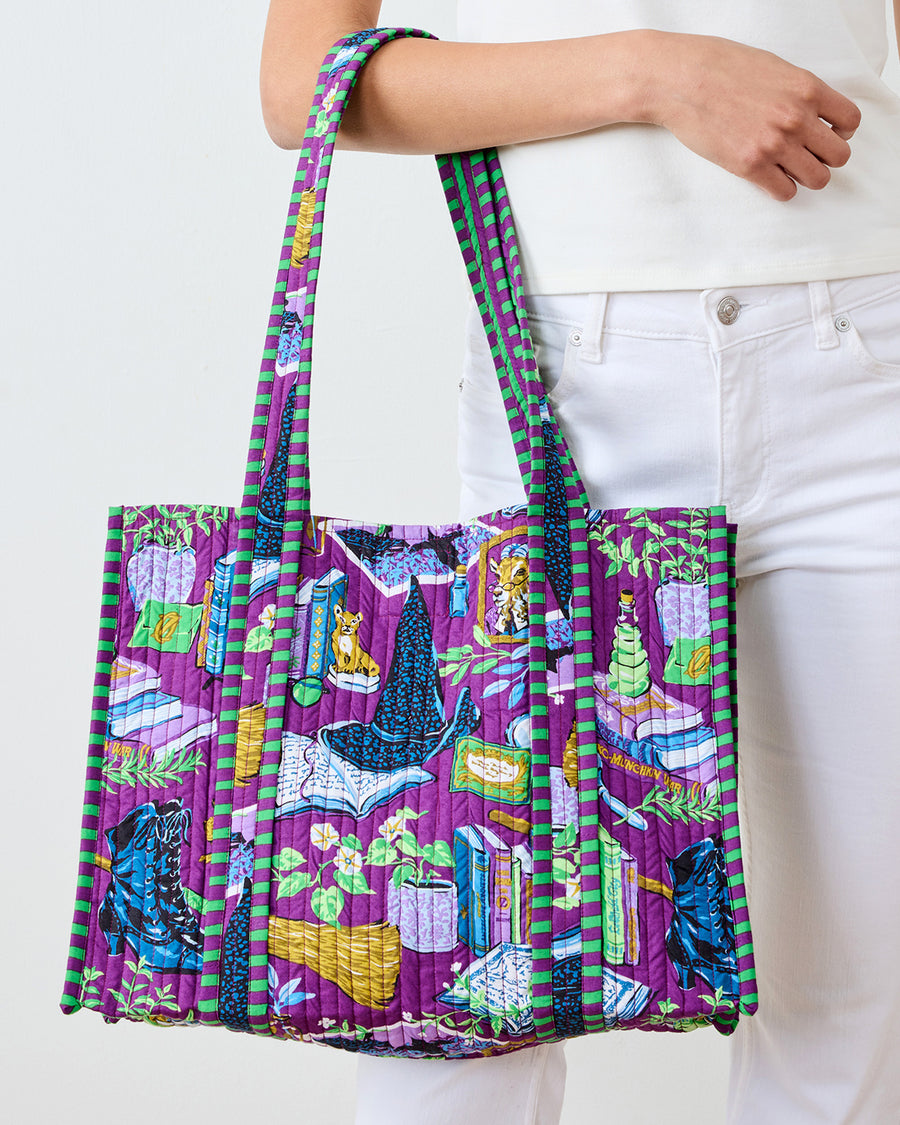 Elphaba's Alchemy - Petite Traveler Tote - Brewed Blackberry - Printfresh