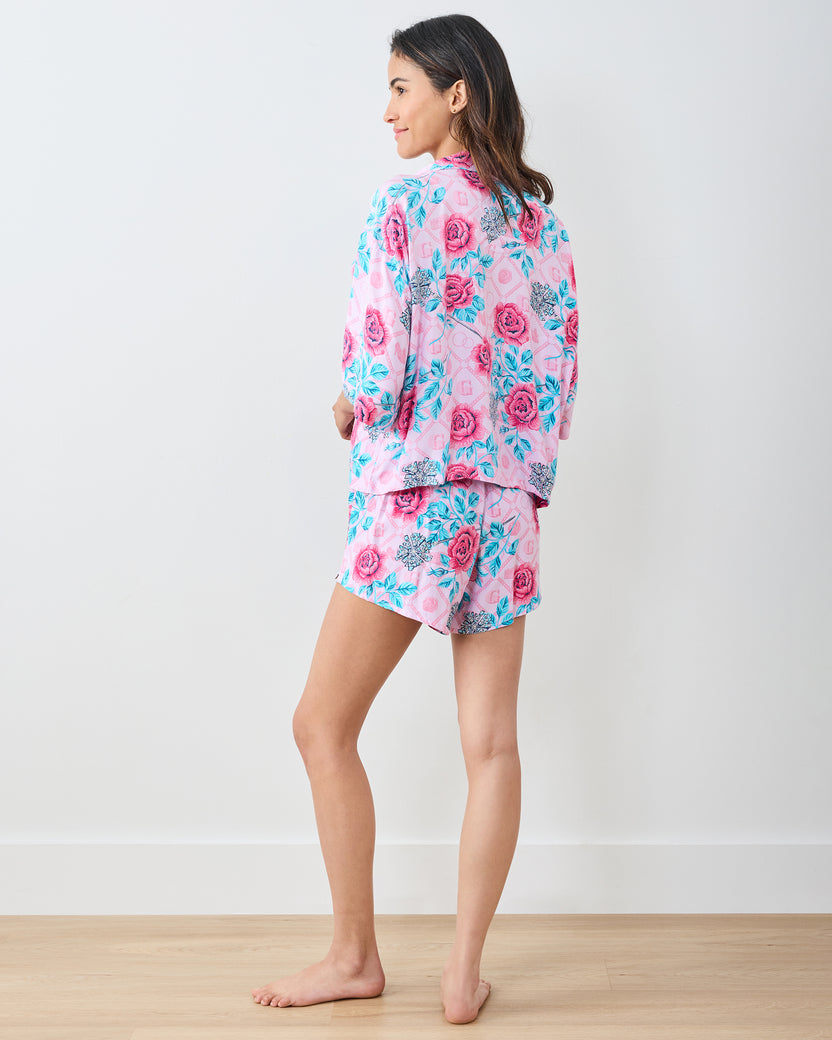 Glinda's Garden - Eco Satin Sweet Dreams Set - Popular Pink - Printfresh