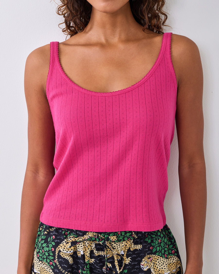 Bright Pink - Esme Tank - Solid