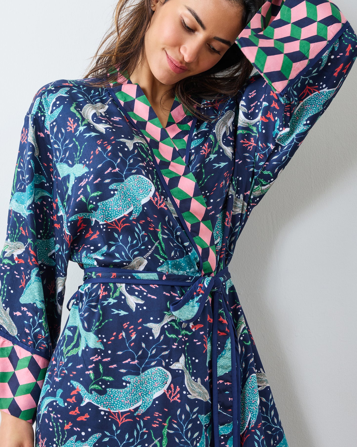 Arctic Sealife - Eco Satin Sweet Dreams Set - Blue Chill - Printfresh