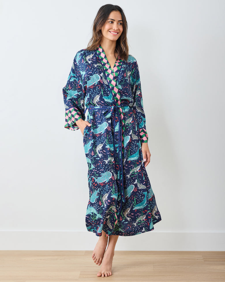 Arctic Sealife - Eco Satin Sweet Dreams Set - Blue Chill - Printfresh