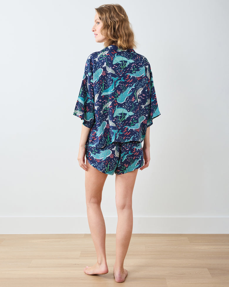 Arctic Sea Life - Eco Satin Sweet Dreams Set - Blue Chill - Printfresh