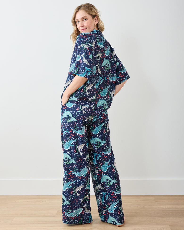 Arctic Sea Life - Eco Satin Wildest Dreams Set - Blue Chill - Printfresh