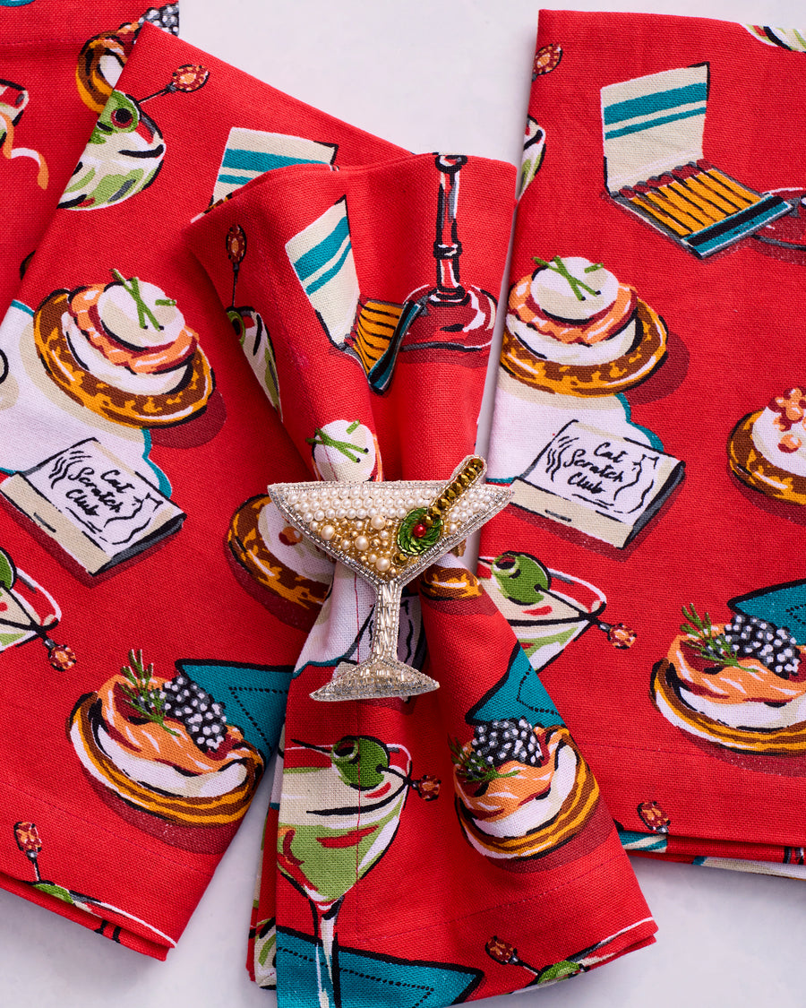 Blinis & Martinis - Tablescape Bundle - Matchbook Red - Printfresh