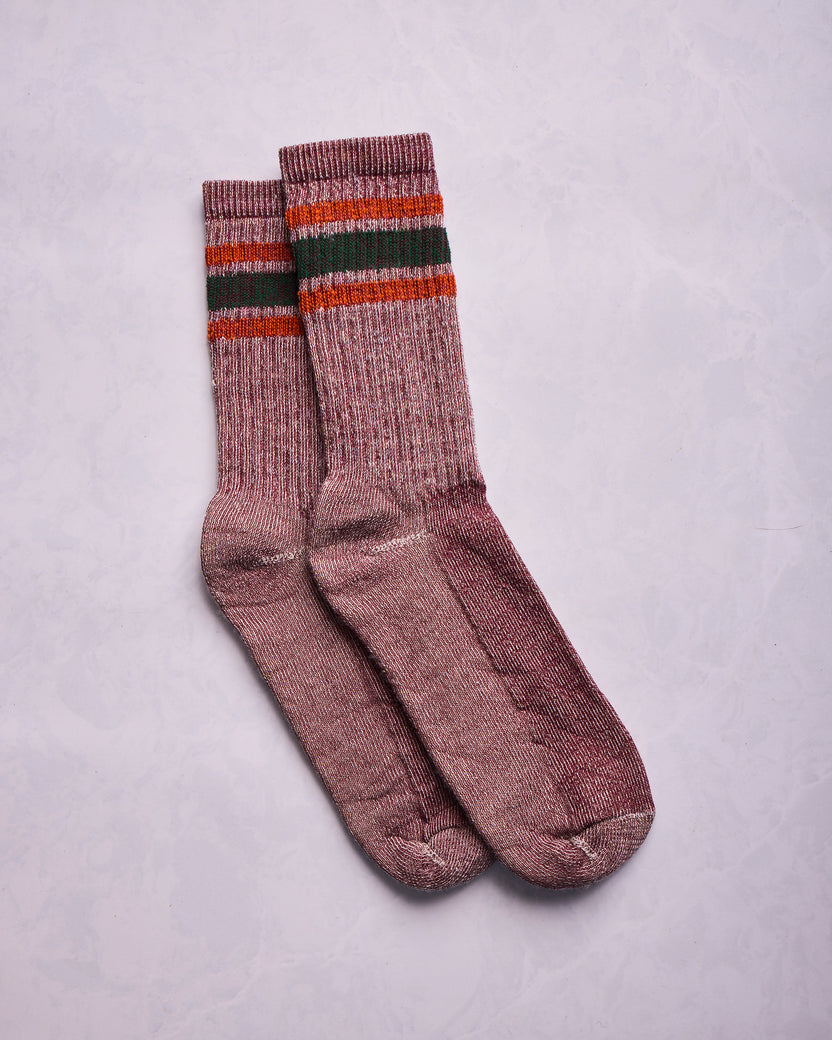 Maroon - Merino Activity Socks - American Trench - Printfresh