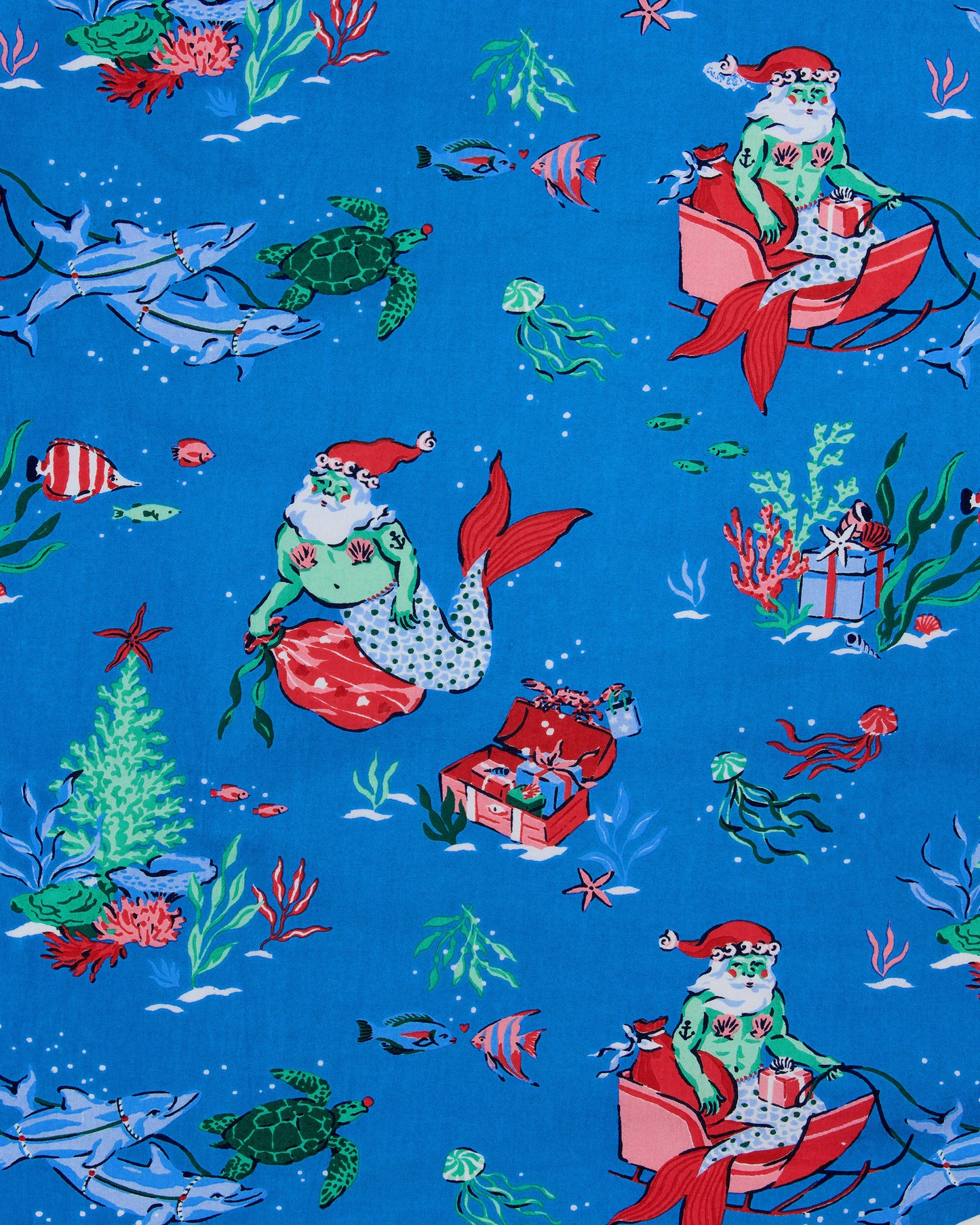 Merry Mermen - Gift Sack - Dolphin Tail - Printfresh