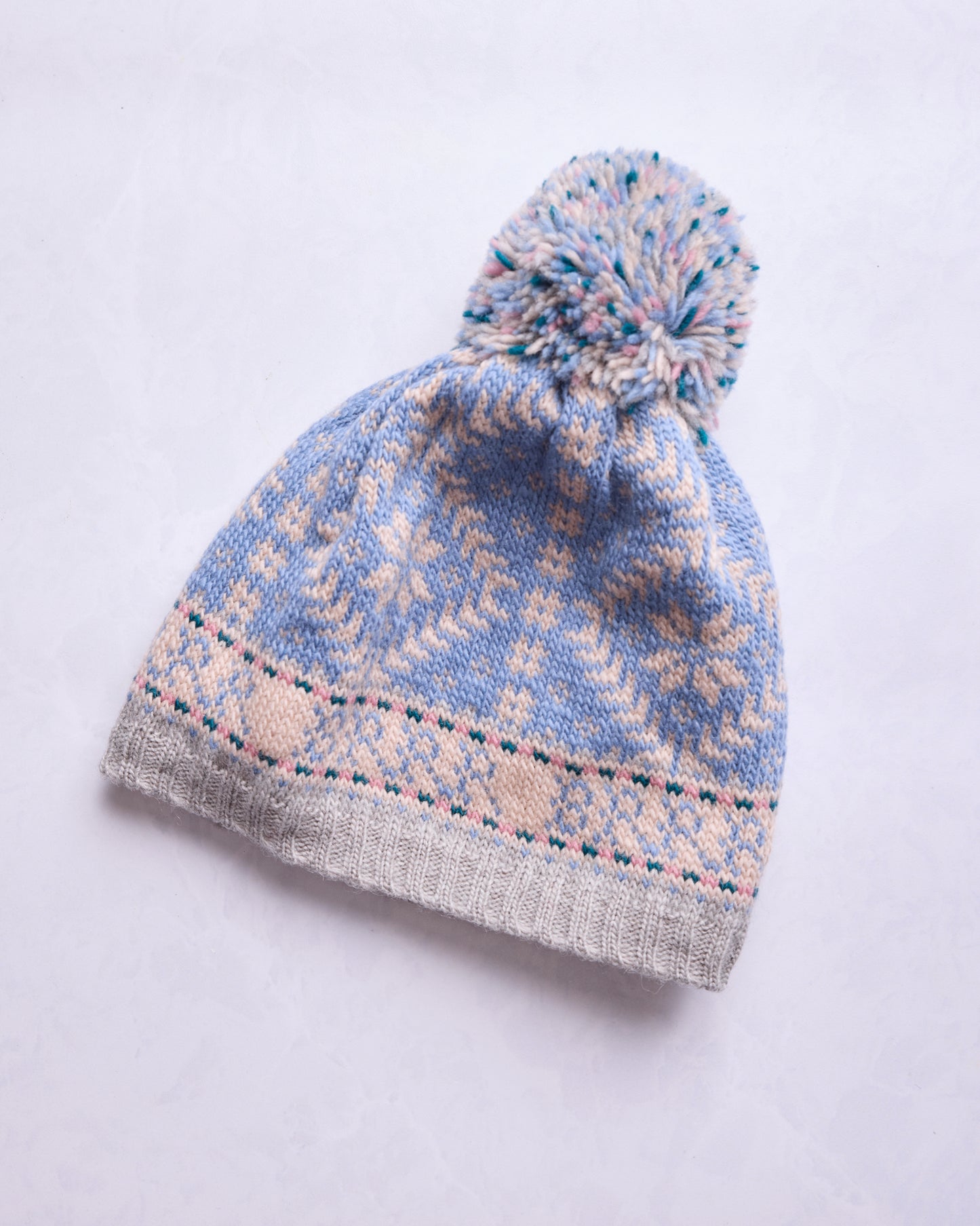 Light Blue - Novelty Nordic Hat - Printfresh
