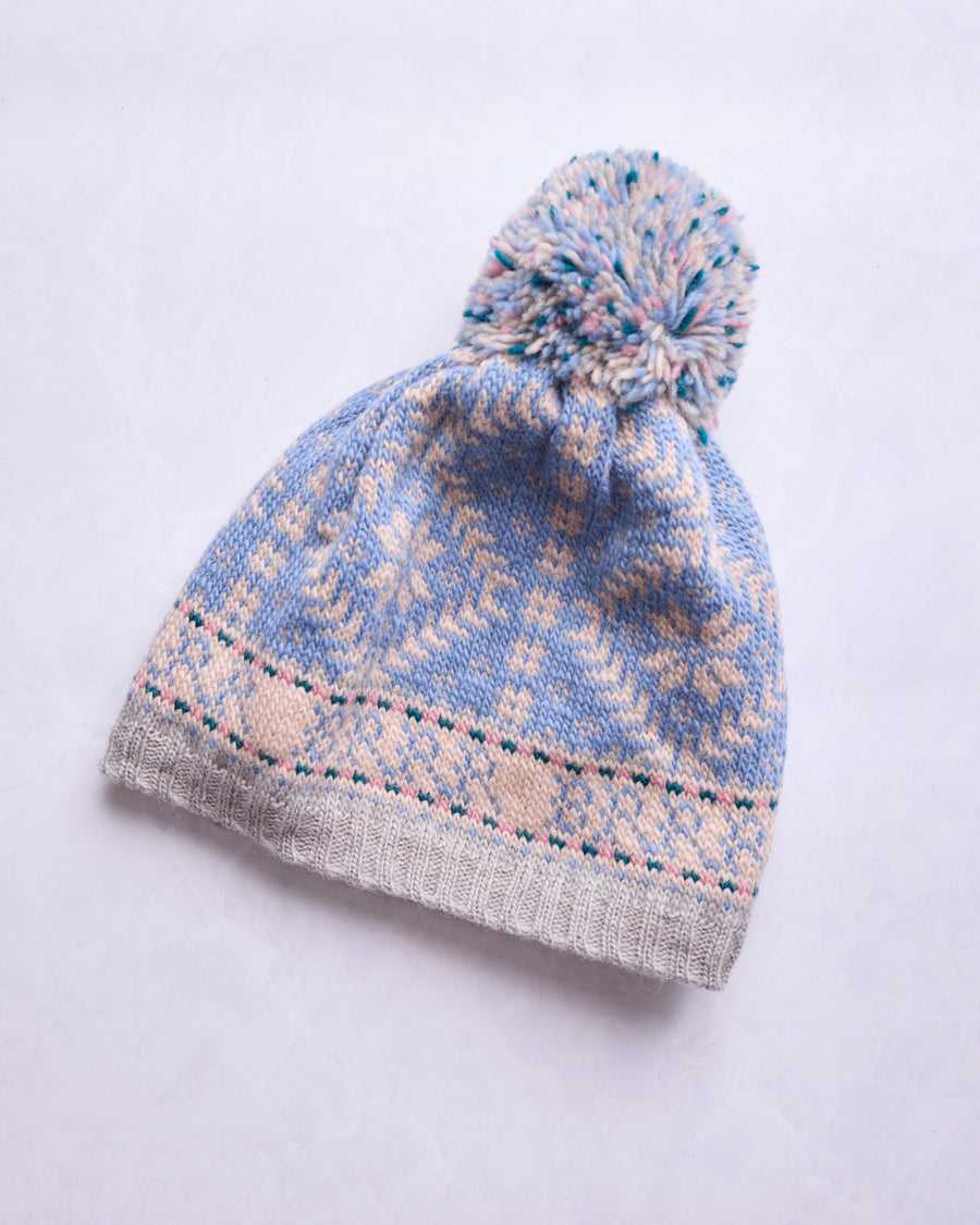 Light Blue - Novelty Nordic Hat - Printfresh