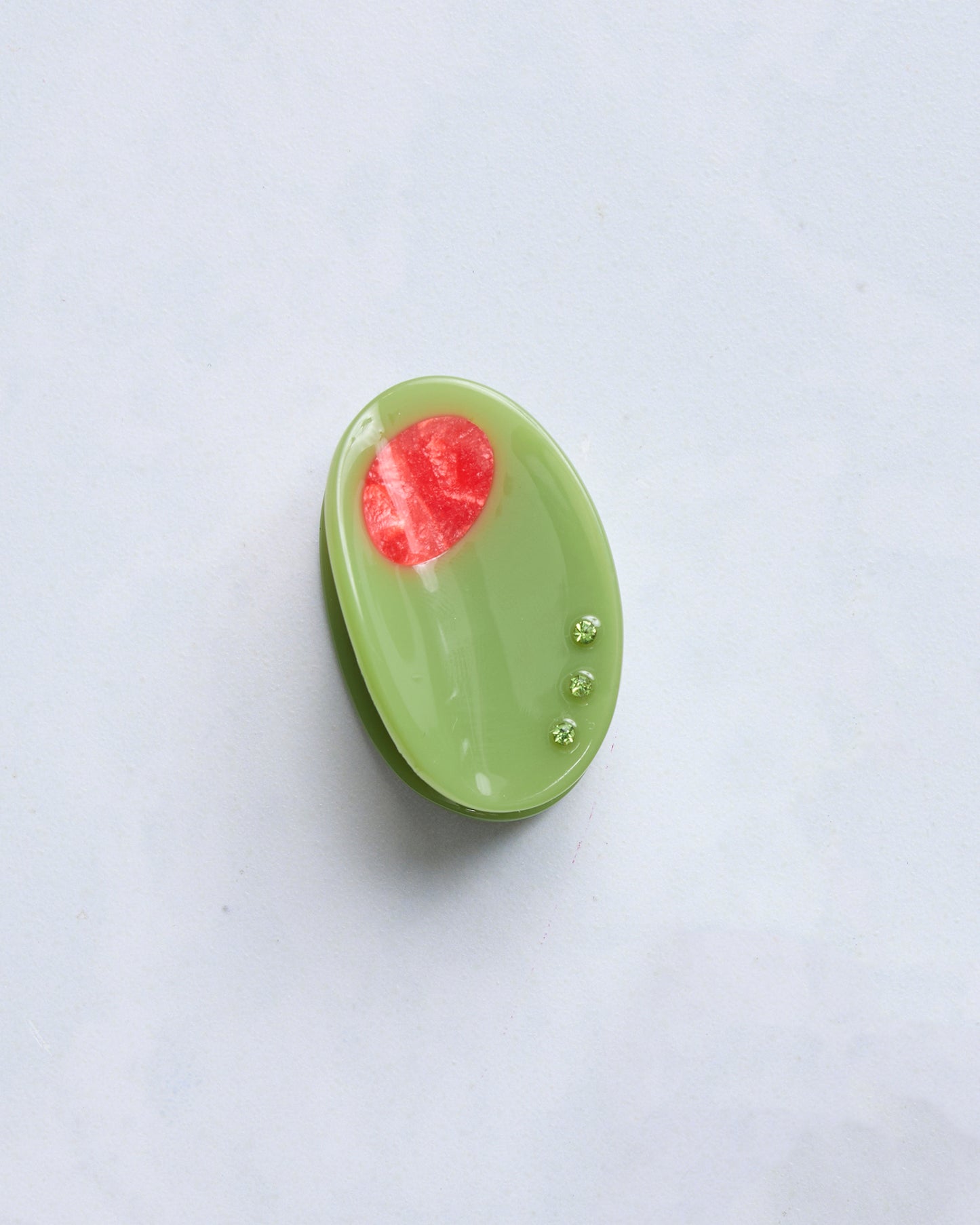 Olive Green - Olive Claw Clip - Line & Co - Printfresh