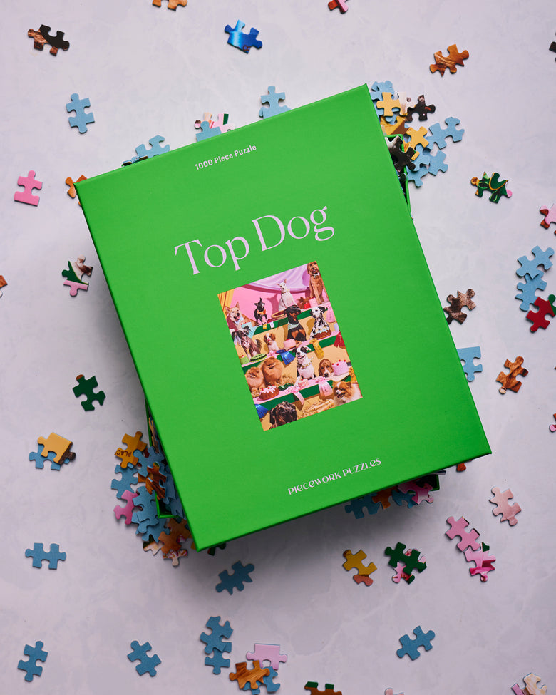 1000 Pieces - Top Dog - 1000 Piece Puzzle - Piecework Puzzles - Printfresh
