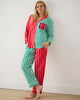 Holiday Stripes - Long PJ Set - Spearmint & Peppermint - Printfresh