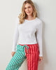 Holiday Stripes - PJ Pants - Spearmint & Peppermint - Printfresh