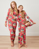 Holly Jolly Bagheera - Kids PJ Set - Ruby - Printfresh